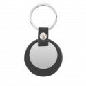Personalised Leather Keyring – Round Tag & Custom Engraving