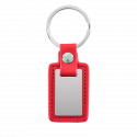 Personalised Leather Keyring – Rectangle Tag & Custom Engraving