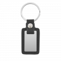 Personalised Leather Keyring – Rectangle Tag & Custom Engraving