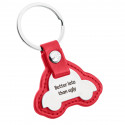 Personalised Leather Keyring – Car-Shaped Tag & Custom Engraving