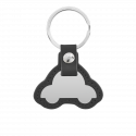 Personalised Leather Keyring – Car-Shaped Tag & Custom Engraving