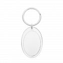 Personalised Acrylic Oval Photo Keyring – Custom Photo & Engraving