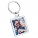 Personalised Square Photo Keyring – Custom Image & Clear Acrylic Finish