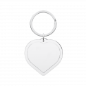 Personalised Acrylic Heart Photo Keyring –  Full-Colour Photo Print & Back Message