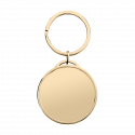 Luxury Round Photo Keyring - Personalised with Photo and Text Engraving