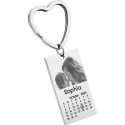 Personalised Photo & Message Keyring – Custom Calendar Date