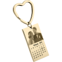 Personalised Calendar Photo Keyring – Engraved Special Date