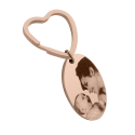 Personalised Oval Photo Engraved Keyring