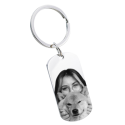 Personalised Military Tag Keyring – Engraved Photo & Custom Text