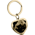 Personalised Heart Pet Keyring – Engraved Dog or Cat Photo & Custom Text