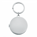 Personalised Couple’s Round Keyring – Custom Photo Locket & Message