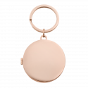 Personalised Couple’s Round Keyring – Custom Photo Locket & Message