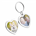 Personalised Luxury Heart Keyring – Custom Photo Locket Design