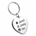 Personalised Luxury Heart Keyring – Custom Photo Locket Design