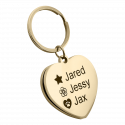 Personalised Luxury Heart Keyring – Custom Photo Locket Design