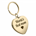 Personalised Luxury Heart Keyring – Custom Photo Locket Design
