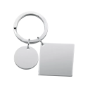Personalised Square Keyring – Turn Your Photo into an Engraved Drawing