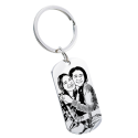 Personalised Military Tag Keyring – Photo-to-Drawing with Custom Engraving