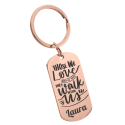 Personalised Memorial Keyring – Engraved Photo & Tribute Message