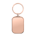 Personalised Memorial Luxury Rectangle Keyring – Custom Photo Engraved Remembrance Gift