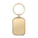 Personalised Memorial Luxury Rectangle Keyring – Custom Photo Engraved Remembrance Gift