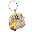 Personalised Retro Campervan Keyring – Custom Faces Added from Your Photos