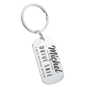 Personalised Drive Safe Keyring – Engraved Message & Custom Name