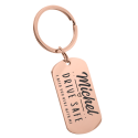Personalised Drive Safe Keyring – Engraved Message & Custom Name