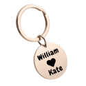 Personalised Pet Photo Round Keyring—Add Your Dog or Cat's Picture and Name