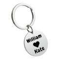 Personalised Pet Photo Round Keyring—Add Your Dog or Cat's Picture and Name