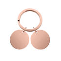 Double Round Couples Keyring—Customise it with your Photos and Names