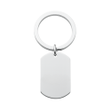 Personalised Dog Tag Keyring – Front Image & Back Inscription