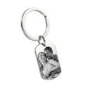 Personalised Dog Tag Keyring – Front Image & Back Inscription