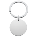 Picture-to-drawing Large Round Keyring – Personalised with Photo & Engraving